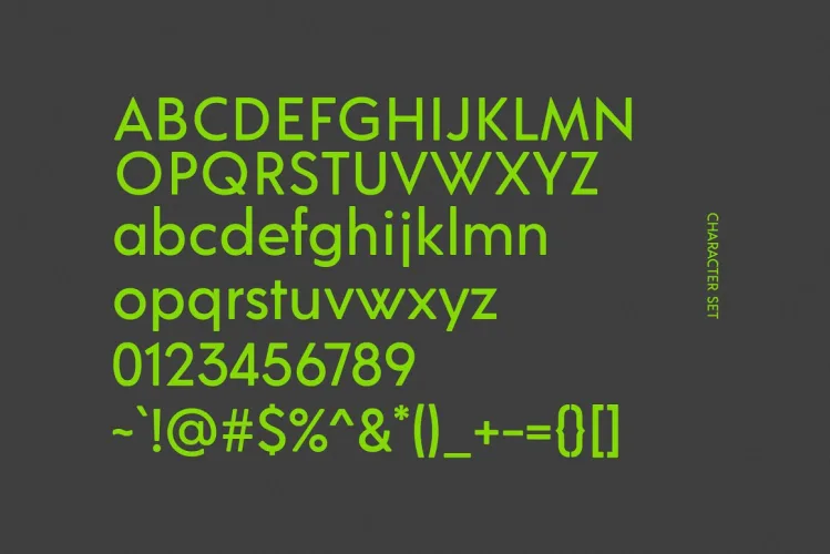 Salimo Gothic Sans Serif Font preview 4 – Sans Serif Fonts font sample
