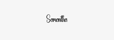 Samantha Font free download – Elegant font preview