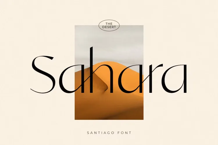 Santiago Font preview 5 – Sans Serif Fonts font sample