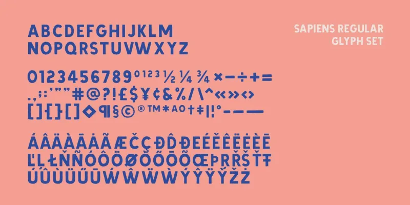 Sapiens Font Family preview 7 – Font Family font sample