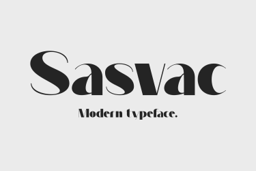 Sasvac Font free download – Branding font preview