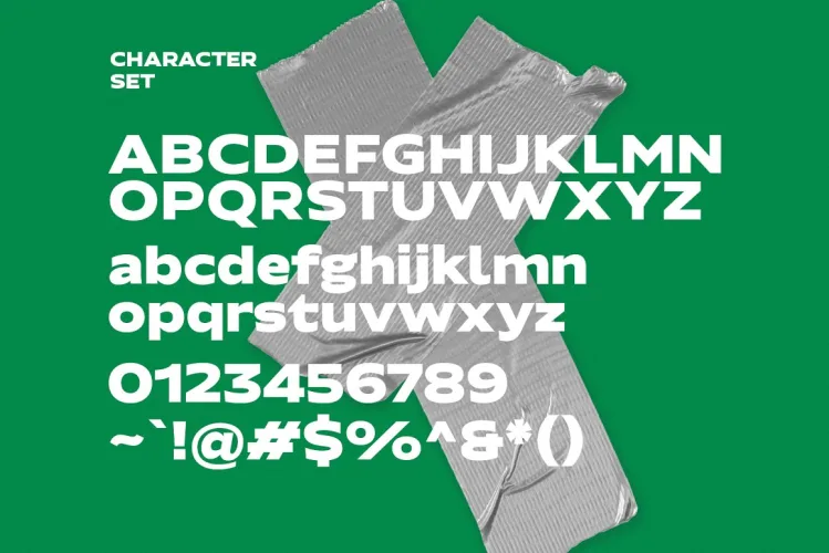 Sattire Expanded Sans Display Font preview 3 – Display Fonts font sample