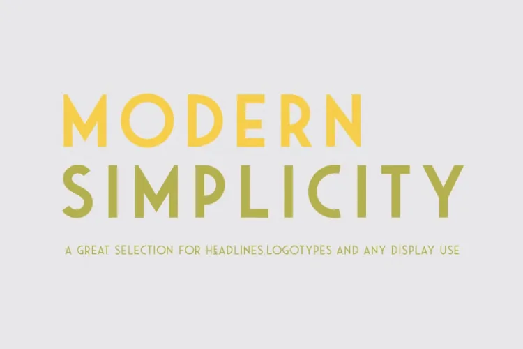 Saveur Sans Font preview 2 – Display Fonts font sample