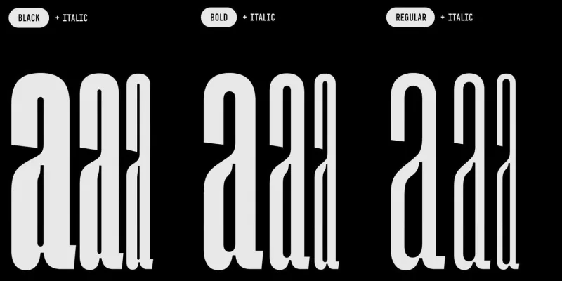 Segment A Font Family preview 1 – Sans Serif Fonts font sample