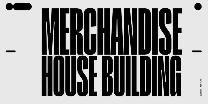 Segment A Font Family preview 4 – Sans Serif Fonts font sample