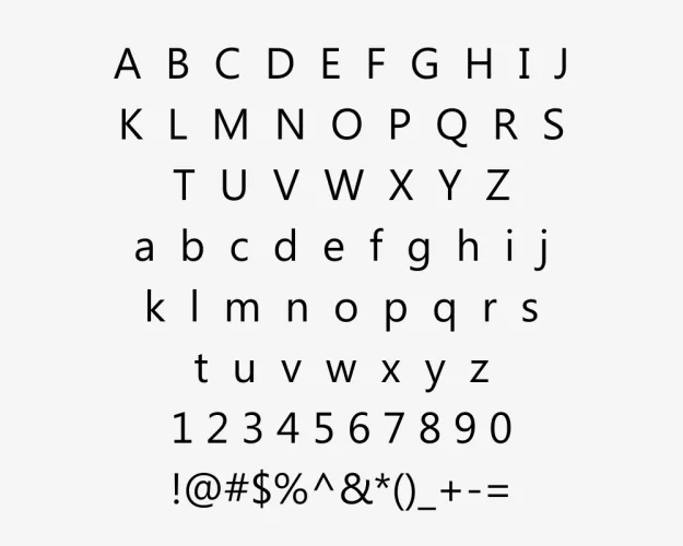 Segoe UI Font preview 1 – Sans Serif Fonts font sample