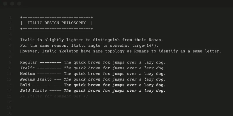 Senpai Coder Font Family preview 10 – Font Family font sample