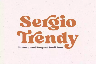 Sergio Trendy Font free download – Serif font preview