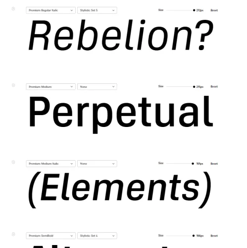 Serial Font Family preview 2 – Sans Serif Fonts font sample