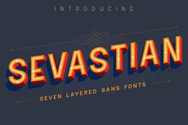 Sevastian Font free download – Nbsp font preview