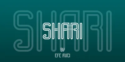 Shari Font Family free download – font preview