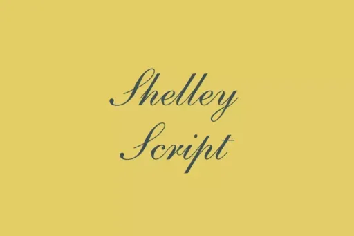 Shelley Script Font preview 4 – Script And Handwritten font sample