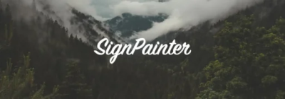 SignPainter Font free download – Classic font preview