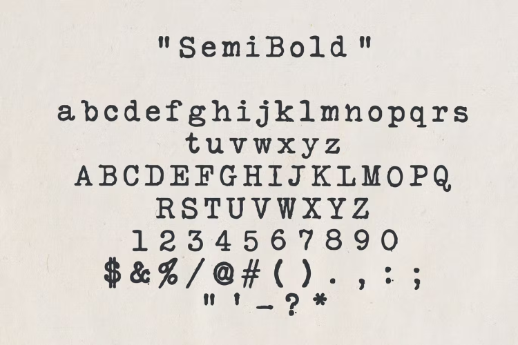 Silk Remington Font free download preview 1 – Serif Fonts font