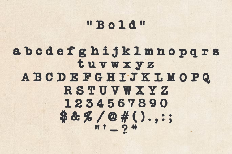 Silk Remington Font free download preview 3 – Serif Fonts font