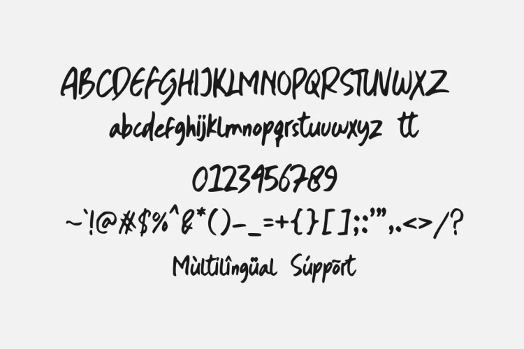 Simple Banget Font free download preview 3 – Decorative Fonts font