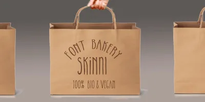 Skinni Font free download – font preview