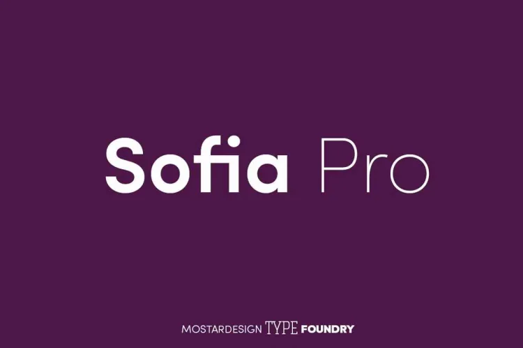 Sofia Pro Font preview 6 – Sans Serif Fonts font sample