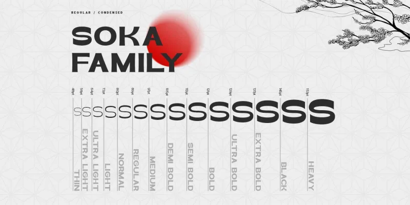 Soka Font preview 9 – Sans Serif Fonts font sample