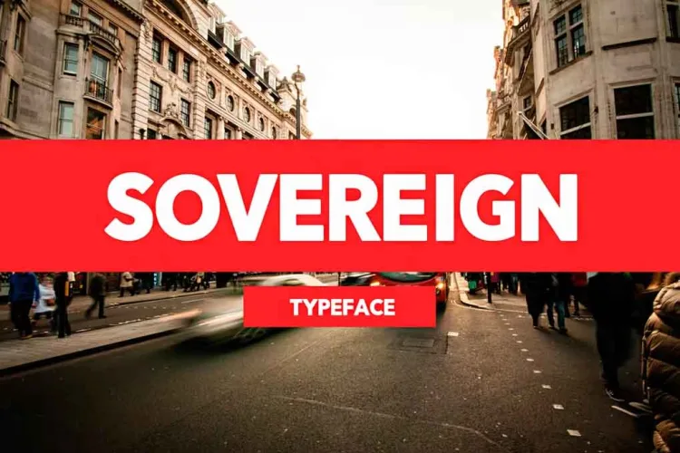 Sovereign Typeface Font preview 3 – Sans Serif Fonts font sample