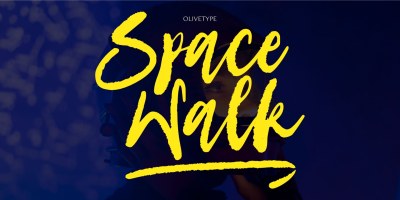 Space Walk Font free download – Branding font preview