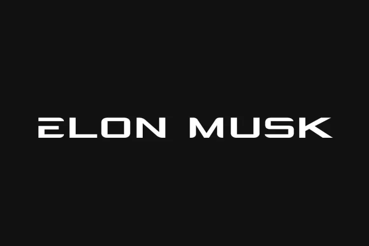 SpaceX Font preview 2 – Display Fonts font sample