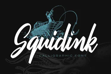 Squidink Font free download – Script And Handwritten preview