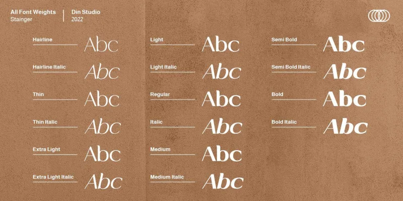 Stainger Font Family preview 7 – Serif Fonts font sample