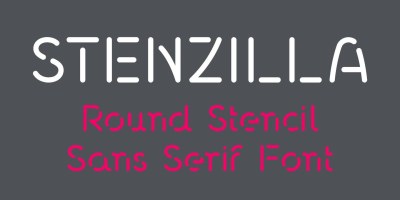 Stenzilla Font free download – Branding font preview