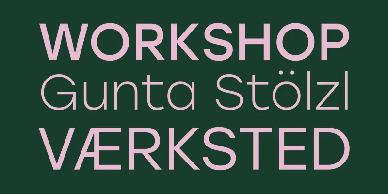Stolzl Font preview 1 – Display Fonts font sample