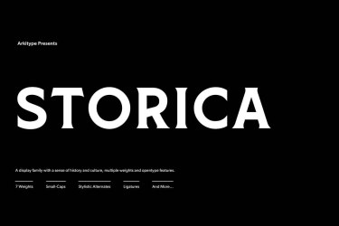 Storica Font Family free download – Branding font preview