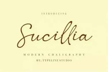 Sucillia Font free download – font preview