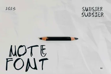 Sudsier – Hand Drawn Font preview