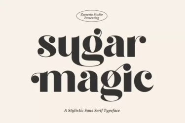 Sugar Magic Font free download – Branding font preview