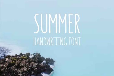 Summer Handwriting Font free download – Headlines font preview