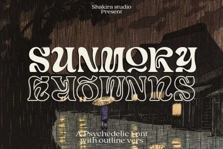 Sunmory – Serif Font preview 5 – Display Fonts font sample