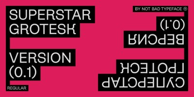 Superstar Grotesk Font free download – Sans Serif Fonts font preview