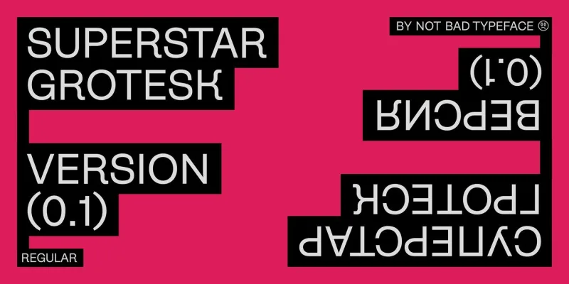Superstar Grotesk Font preview 7 – Sans Serif Fonts font sample