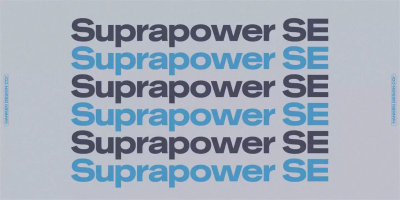 Suprapower SE Font free download – Packaging font preview