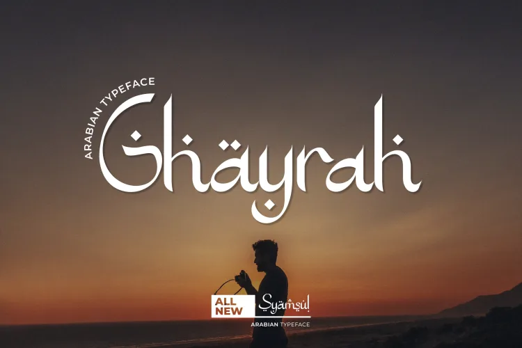 Syamsul – Arabic Style Font preview 1 – Display Fonts font sample