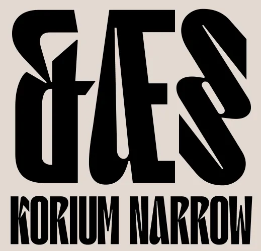 T1 Korium Font Fsmily preview 1 – Display Fonts font sample
