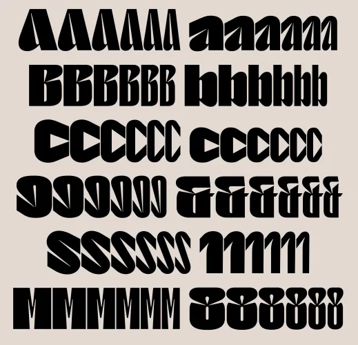 T1 Korium Font Fsmily preview 2 – Display Fonts font sample