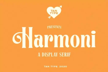 TAN Harmoni Font free download – Serif font preview