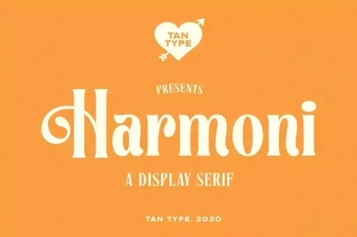 TAN Harmoni Font preview 4 – Display Fonts font sample