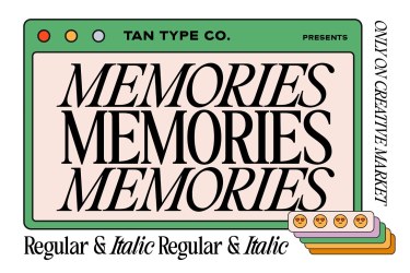 TAN MEMORIES FONT free download – Classic font preview