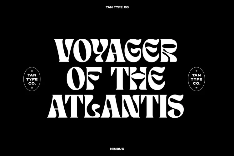 TAN NIMBUS Font preview 10 – Display Fonts font sample