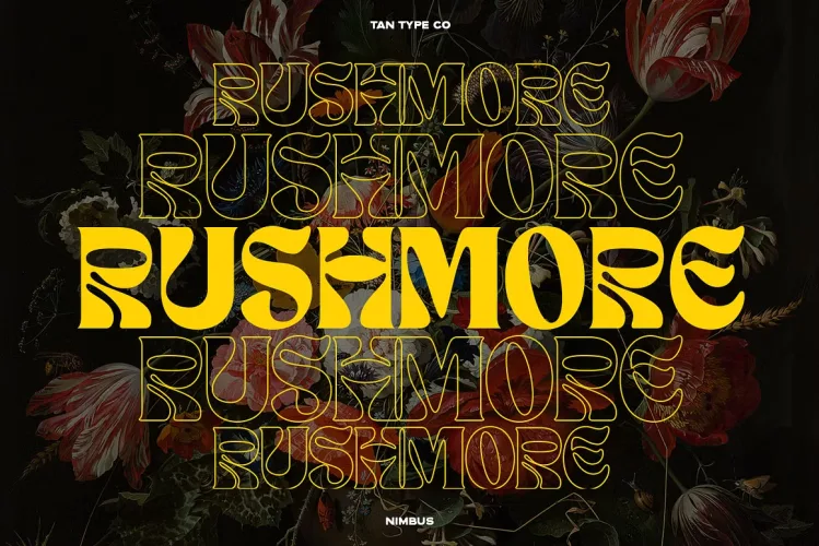 TAN NIMBUS Font preview 2 – Display Fonts font sample