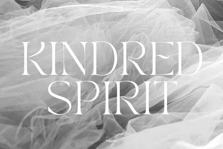 TAN PEARL Font preview 3 – Serif Fonts font sample