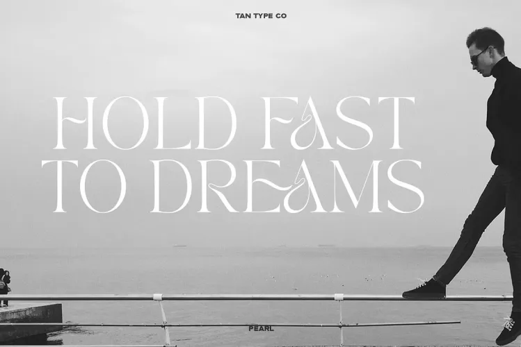 TAN PEARL Font preview 8 – Serif Fonts font sample