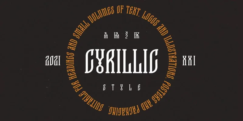 TD Stargorod Font preview 2 – Display Fonts font sample